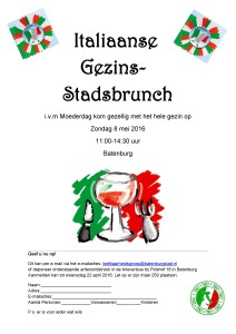 Flyer stadsbrunch 2016